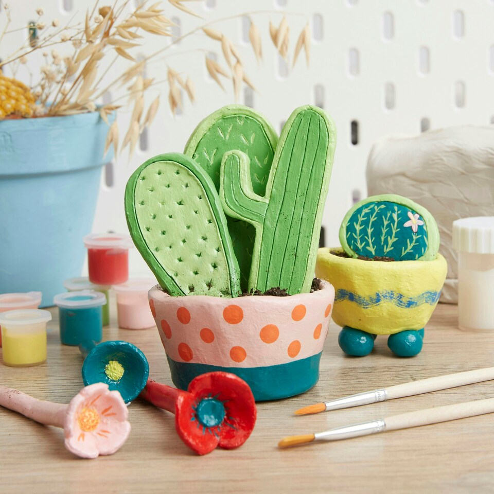 image 1 of RHS Air Dry Clay Kit Nature, For Kids, Children Craft Kit