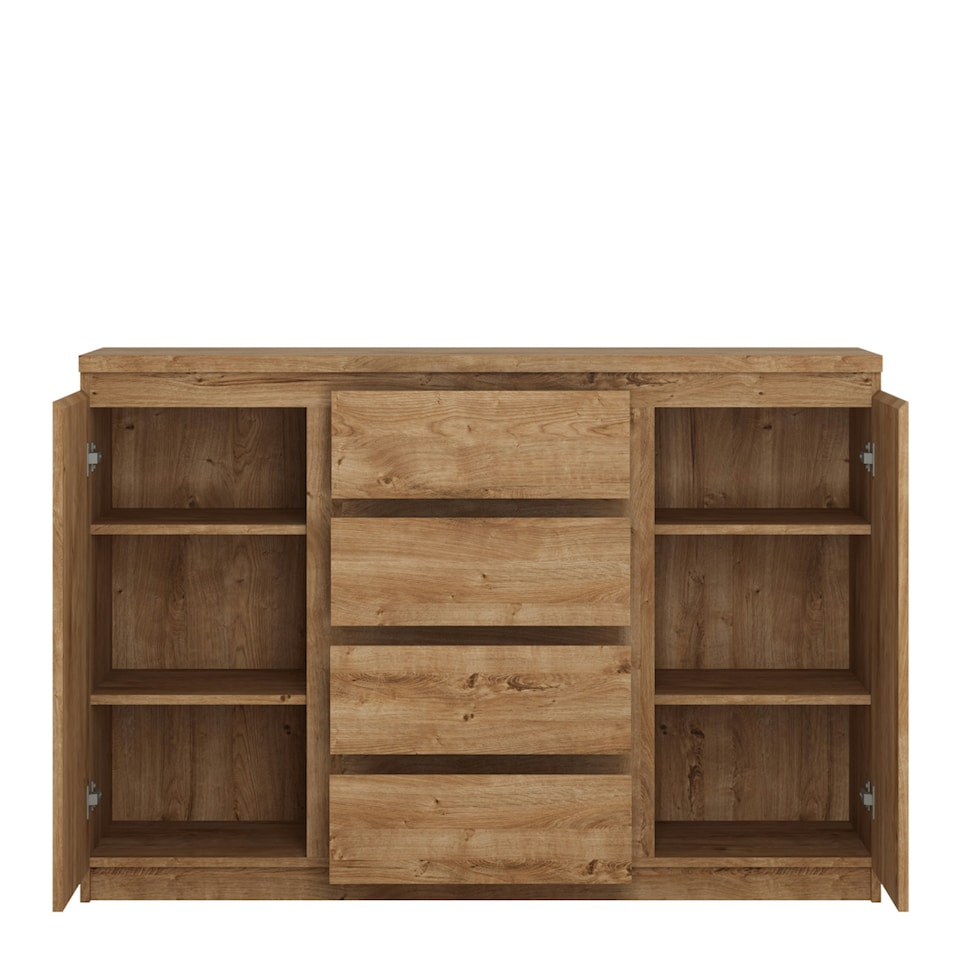 image 1 of Fribo 2 Door 4 Drawer Sideboard in Oak