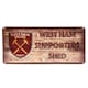 image 1 of West Ham United FC Supporters Shed Plaque - Brown - One Size