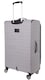 image 2 of London Fog Newbury 28 inch Large Softside Spinner Suitcase - Lightweight Checked Luggage with 4 Wheels, Black/White Plaid