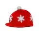 image 1 of HyFASHION Snowflake with Pom Pom Hat Cover - Christmas Red - One Size Red | One Size