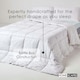 image 5 of Homescapes 4.5 Tog Duvet Luxury Mulberry Silk for Spring or Summer Lightweight Hypoallergenic, Double