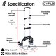 image 9 of 80kg Heavy Duty Folding Foldable Hand Trolley Sack Truck Cart