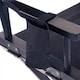 image 4 of Professional Black Wooden Folding Director Makeup Chair with 2 Storage Pouches | Black