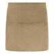 image 1 of Brand Lab Unisex Adult Short Apron - Khaki - One Size