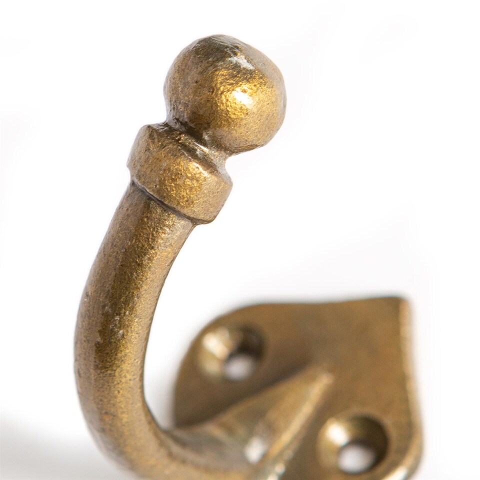 image 1 of Hammer & Tongs Arrow Head Hook - W35mm x H40mm - Brass