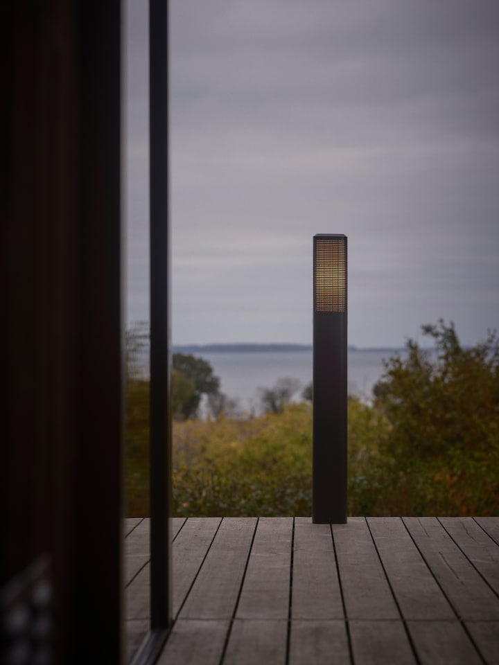 image 1 of Nordlux Sidara Outdoor Garden Post Black Aluminium E27 Coastal/Marine Safe - Mains Powered, IP44
