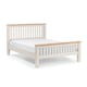 image 2 of Elephant Grey Lacquer Two Tone Bed Frame - King 5ft (150cm)