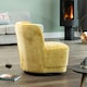 image 3 of Camarillo Swivel Base Fabric Accent Chair - Mustard