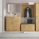 image 3 of Cortina 2 Door Shoe Cabinet in Grandson Oak