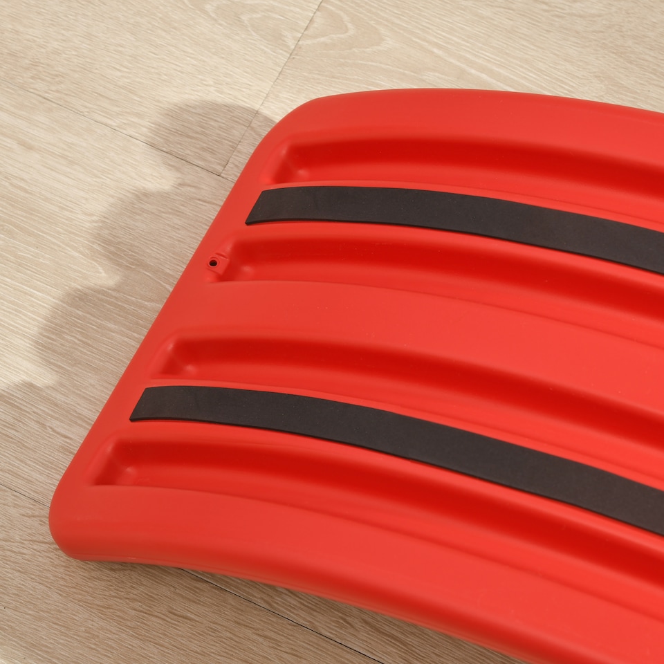 image 1 of ZONEKIZ Kids Wobble board, Montessori-Inspired Toy for 3-6 Years, Red