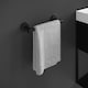 image 3 of Cosmic Wall Mounted Towel Rack with Matte Black Finish for Bathroom 31 cm