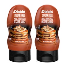 Diablo Sugar Free Maple Flavour Dessert Sauce 390g Twin Pack