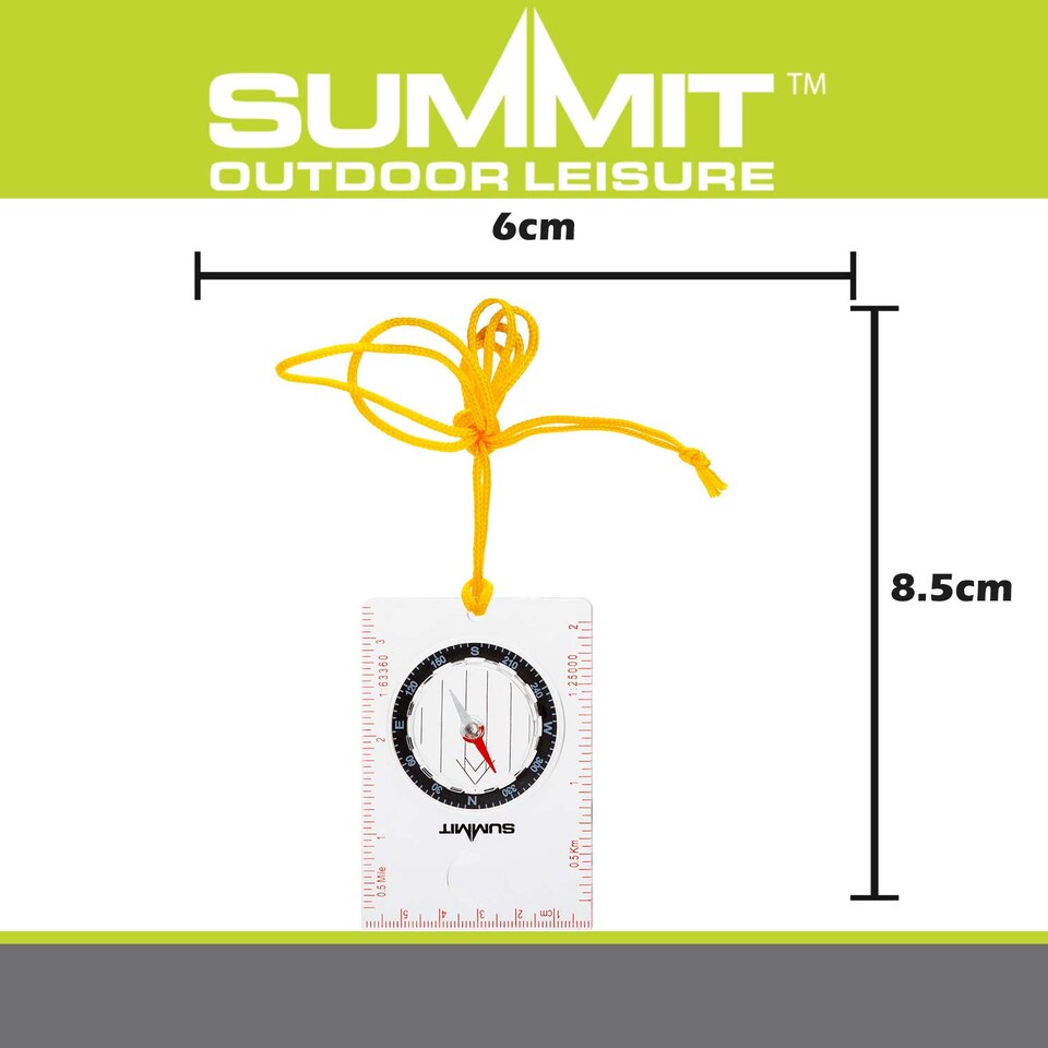 image 1 of vfm-estore Magnifying Viewer for Maps and Scales with Black Lanyard - White