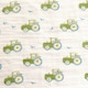 image 4 of Ziggle Muslin Square 3 Pack - Blue - Tractor, Dinosaur & Dog