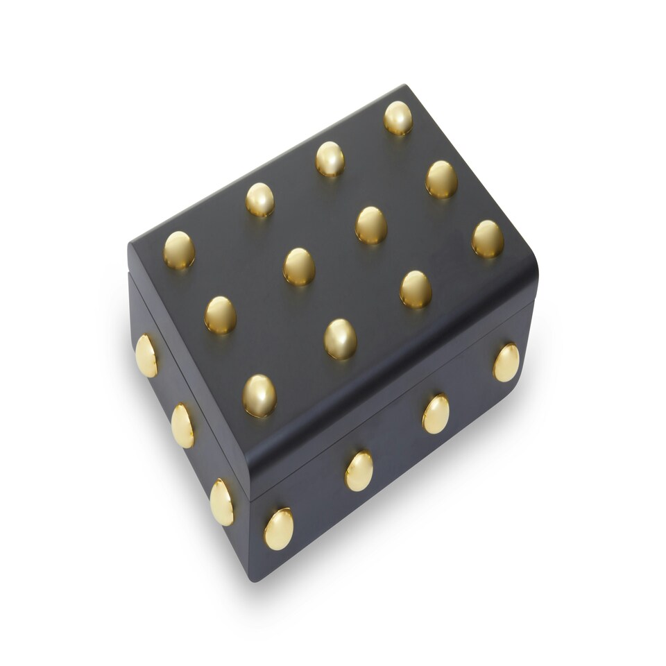 image 1 of Frida Black Finish Large Trinket Box