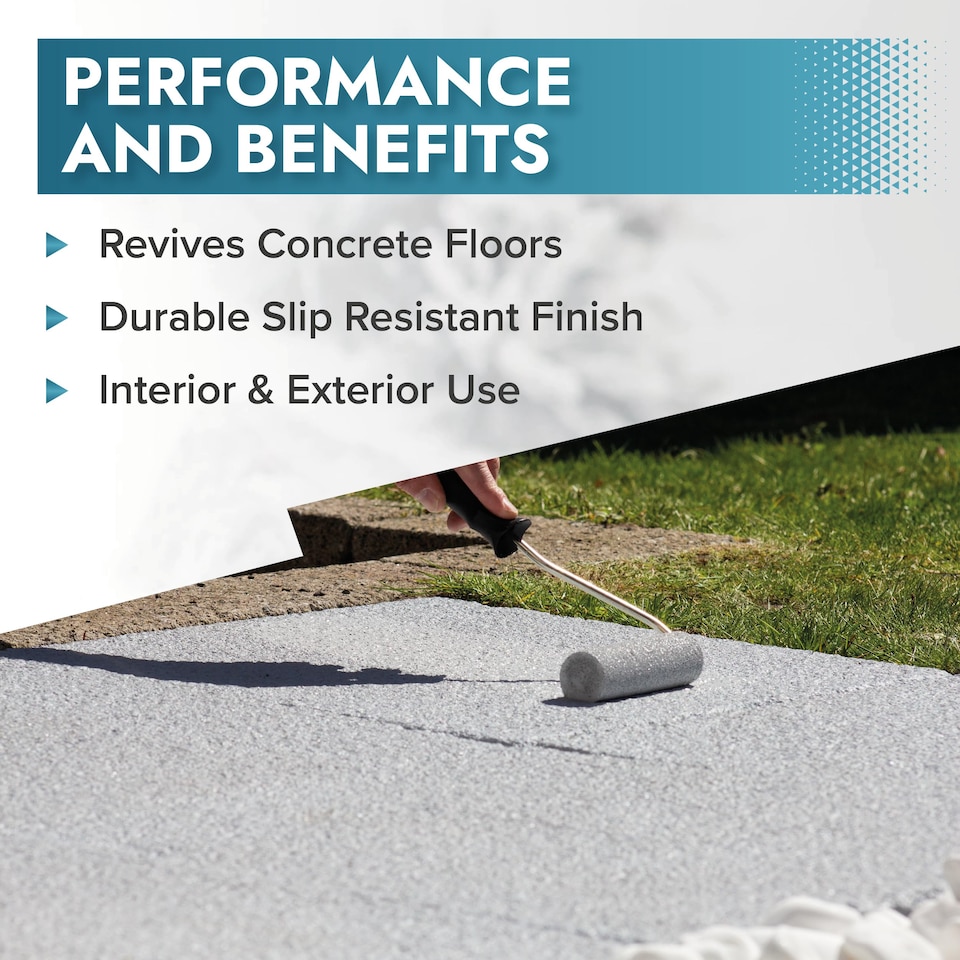 image 1 of Polar Concrete Stain Durable Slip Resistant Solvent Free | Grey | Light Grey | 5 litre