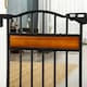 image 8 of PawHut Dog Gate Pet Safety Gate W/ Cat Door Auto Close Pine Decor 74-80 cm Wide