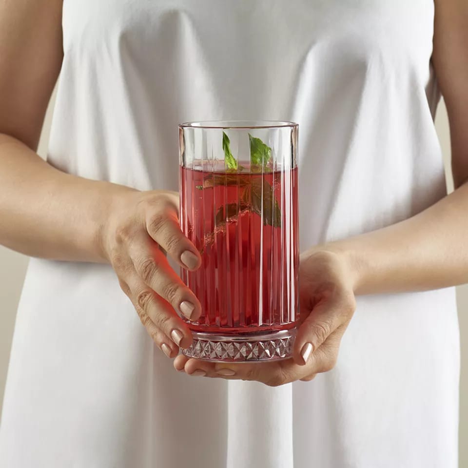 image 1 of Pasabahce Whiskey & Highball Glass Set - 435 ml | Clear | 4