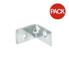 Securit Corner Brace (Pack of 4) - Silver - 25mm