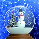 image 4 of Snowman in Snowglobe 3D Christmas Card