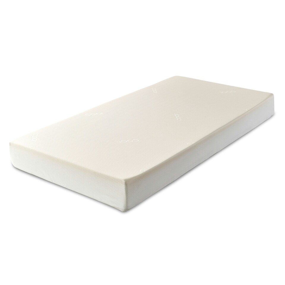 image 1 of Supportive Foam Mattress - 4 Inch Deep, Medium-Firm Comfort | White | Small Double