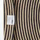 image 5 of Homescapes Linen and Black Handmade Woven Spiral Braided Rug - 120 cm Round