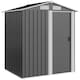image 1 of Outsunny 5ft x 4.3ft Outdoor Metal Storage Shed with Sliding Door Sloped Roof