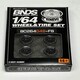 image 4 of BNDS Custom Wheel Parts Wheel and Tyre Set Flat Black 1:64 MOT Hobby BC26404SFB