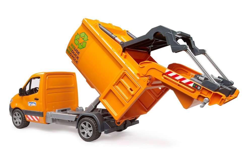 image 1 of Bruder MB Sprinter Municipal garbage truck Delivery Vehicle Model