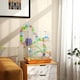 image 2 of Pawhut 5 Tier Hamster Cage Carrier Habitat w/ Exercise Wheels, Orange