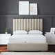 image 2 of Evangeline Divan Bed with Upholstered Headboard - Beige - Super King / 6ft