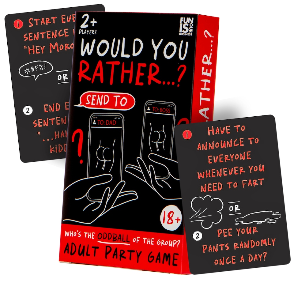 image 1 of Would You Rather Card Game - Adult Party Games