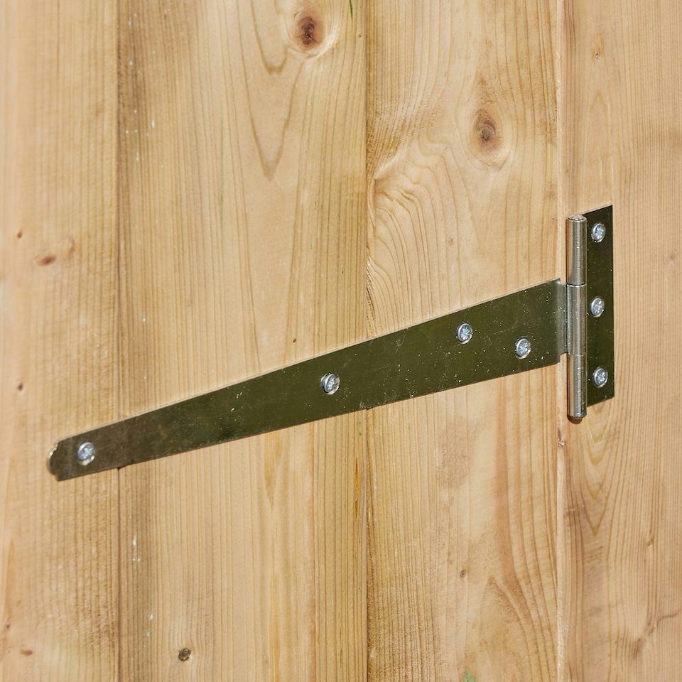 image 1 of Rowlinson Shiplap Apex Shed Double Door 8 x 6