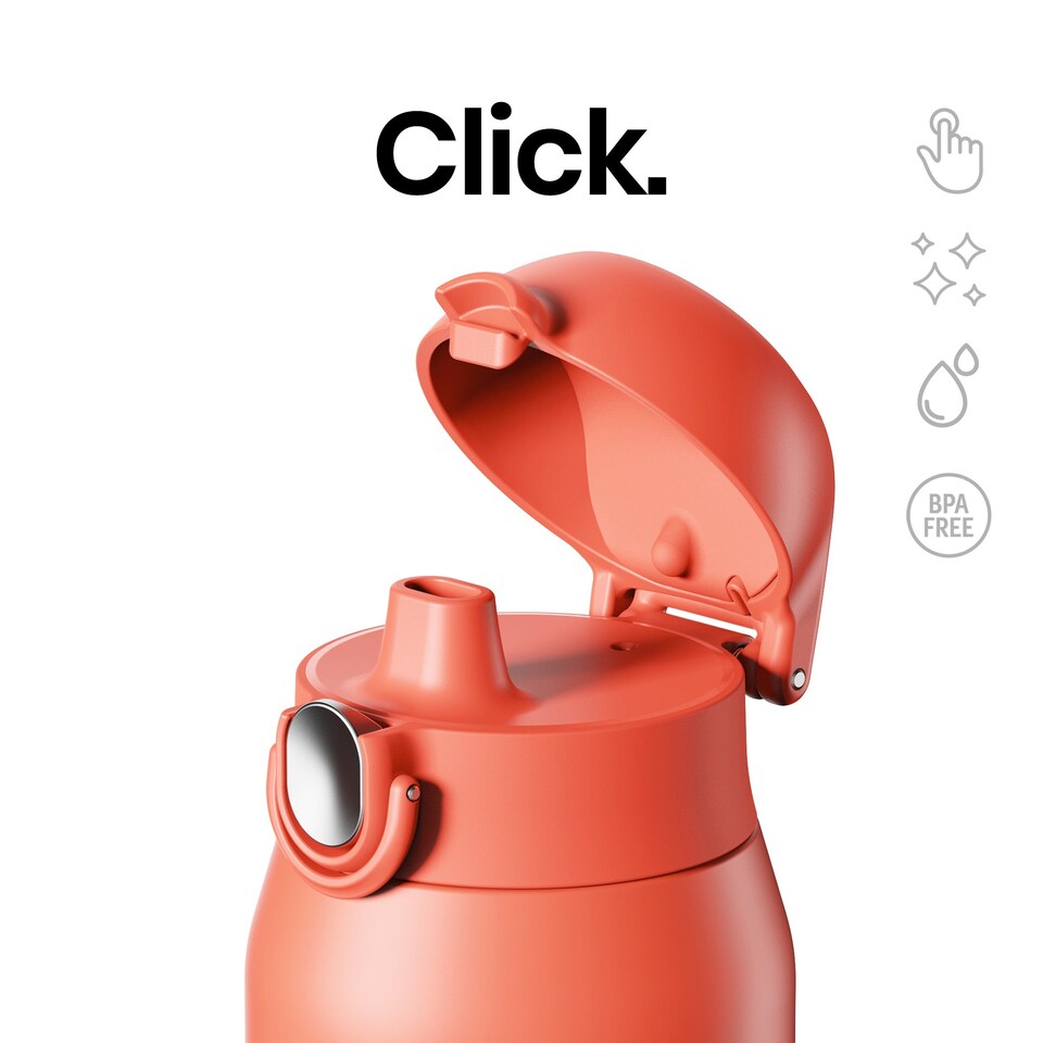image 1 of ION8 REVIVE Insulated Steel Water Bottle, Dual Tone, 360ml / 12oz