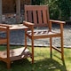 image 9 of Rydal 2 Seater Wooden Garden Patio Love Seat and Table Set