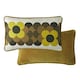 image 4 of Orla Kiely Retro Flower Stripe Dune Filled Cushion 30x50cm Yellow