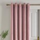 image 2 of Laurence Llewelyn-Bowen Montrose Eyelet Single Panel Door Curtain Blush