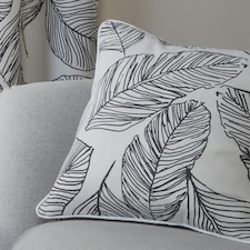 Fusion Matteo Cushion Cover Black