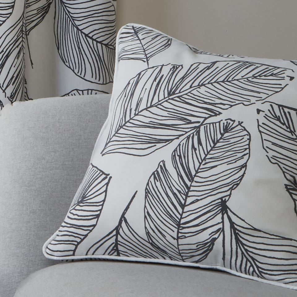 image 1 of Fusion Matteo Cushion Cover Black