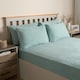 image 3 of OHS 2 Pack Soft Cosy Teddy Fleece Pillowcases, 50x75cm - Duck Egg Blue