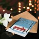 image 4 of Red Cardinal Park Bench Snow Winter Scene Blank For Him Or Her Art Xmas Festive Christmas Card