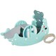 image 8 of HOMCOM 3-in-1 Baby Rocking Horse Portable Slide Basketball Hoop, Age 1.5-3