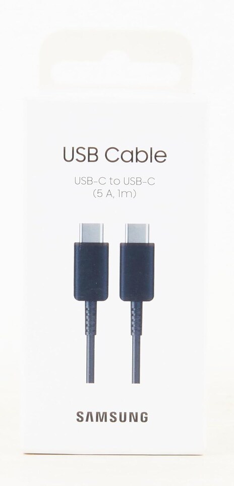 image 1 of Samsung 1M 5 Amp USB C to USB C Cable Black - EP-DN975BBEGWW