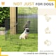 image 4 of PawHut 8-Panel DIY Dog Pen with Door for Indoor/Outdoor Use, 76cm High