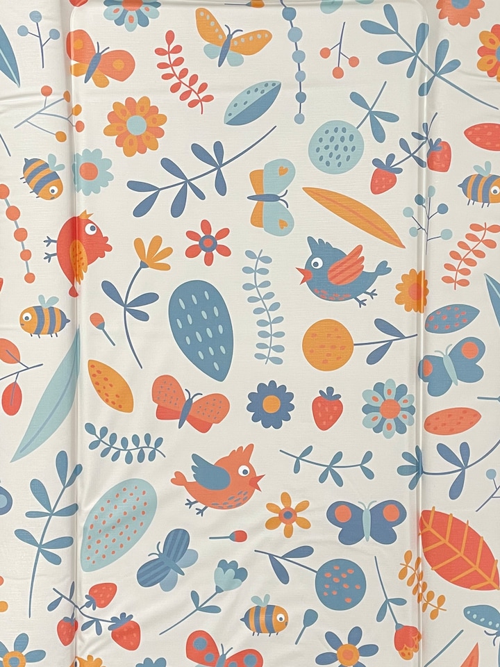 image 1 of Babybase Padded Changing Mat 74 x 46cm Tweet & Tumble