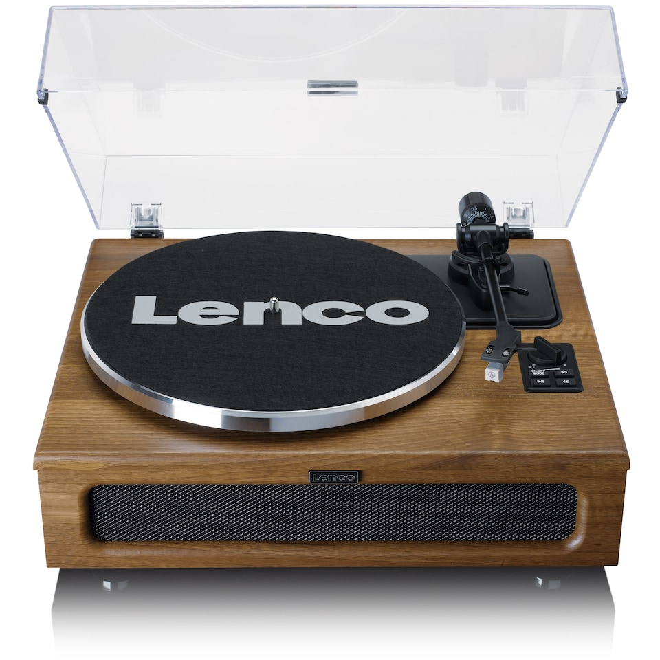 image 1 of LENCO LS-410WA - Turntable with 4 built-in speakers - Wood