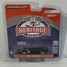 2017 Ford GT Black #2 Heritage 1:64 Greenlight 13200A