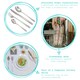 image 2 of Argon Tableware Tondo Stainless Steel Dessert Spoons - 21cm - Pack of 12