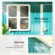 image 5 of Outsunny 7 x 4ft Galvanised Steel Garden Shed with Foundation Kit, Green 